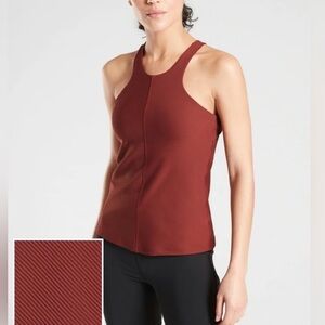 Athleta Intensity Support Top in SuperSonic Russet Brown top Size XS